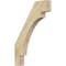 Ekena Millwork 4"W x 24"D x 36"H Merced Rough Sawn Knee Brace, Douglas Fir BRC04X24X36MRC00RDF - alternate 1